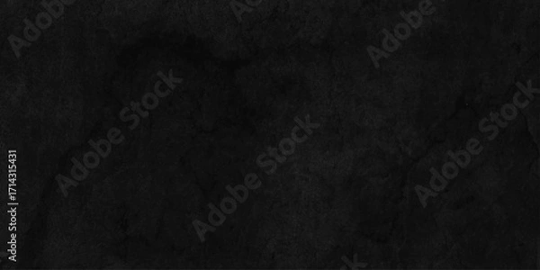 Fototapeta Black wall texture rough background dark concrete floor or old grunge and space for texture, grunge abstract black charcoal wall Stone concrete texture, black and white pattern for vintage design.