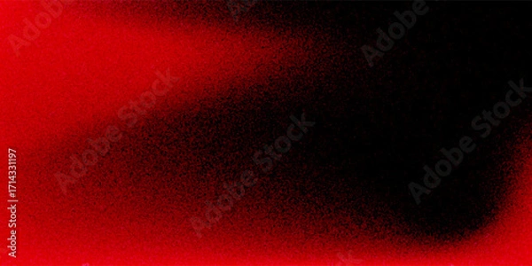 Fototapeta red gradient with grain texture background, grainy gradient wallpaper, red color background with noise texture