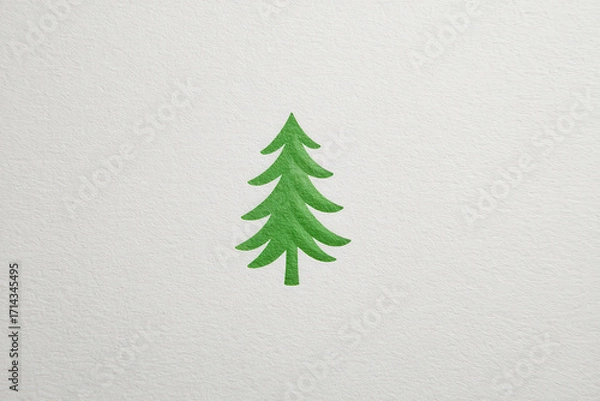 Fototapeta capture minimalist atmosphere of christmas celebration in usa focusing on simple yet elegant holiday card design