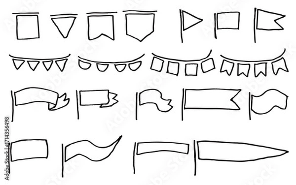 Obraz 籏　セット　シンプル