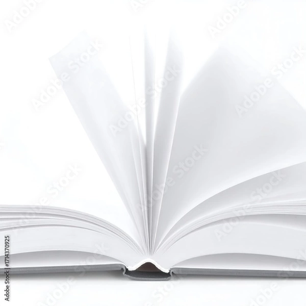 Obraz Open book with blank pages