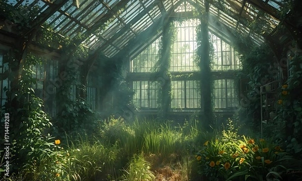 Obraz Post-Apocalyptic Botanical Garden