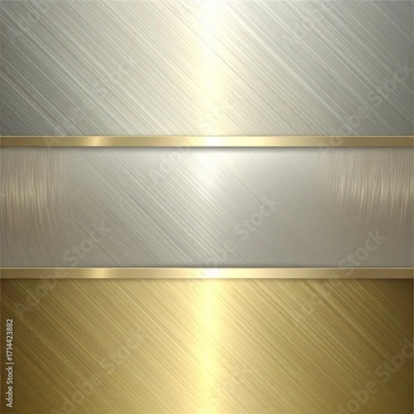 Fototapeta gold metallic background with metal copy space in the center