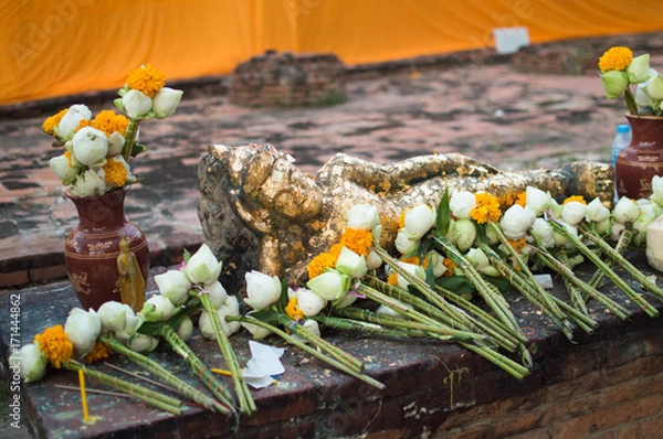 Obraz アユタヤ遺跡　Wat Lokayasutharam