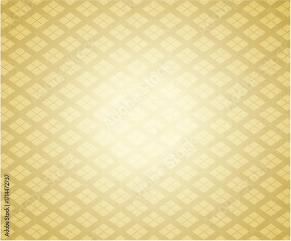 Fototapeta 金色和柄の和紙テクスチャ背景素材