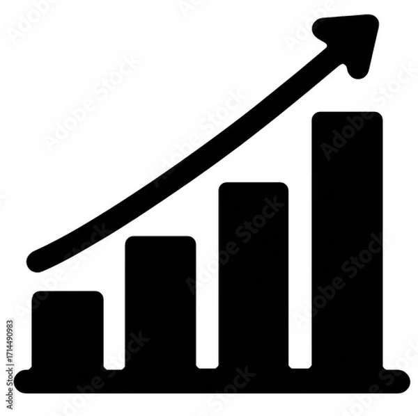 Obraz bar graph icon