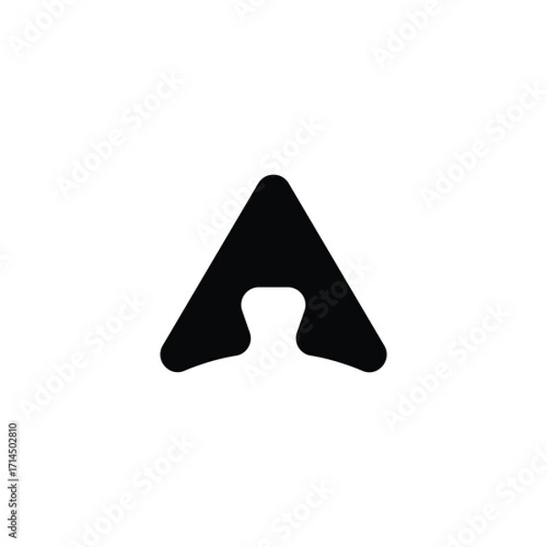 Fototapeta Creative logo design with initial letter A