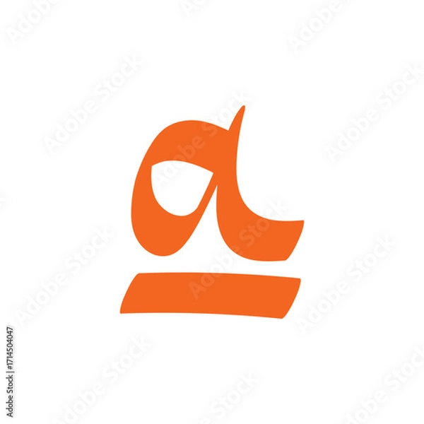 Fototapeta Creative logo design with initial letter A