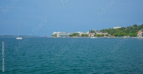 Obraz coastline in Portoroz in Slovenia