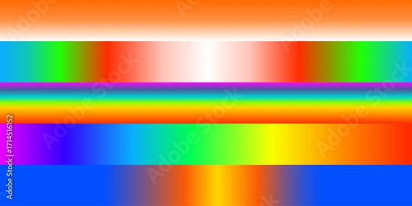 Fototapeta Set of  transparent gradients background. Vector  illustration. 