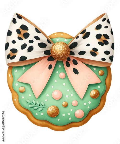 Fototapeta Mint and Wild Elegance