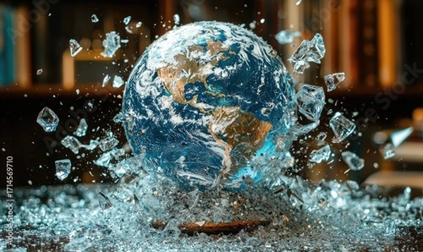 Obraz Shattered Earth