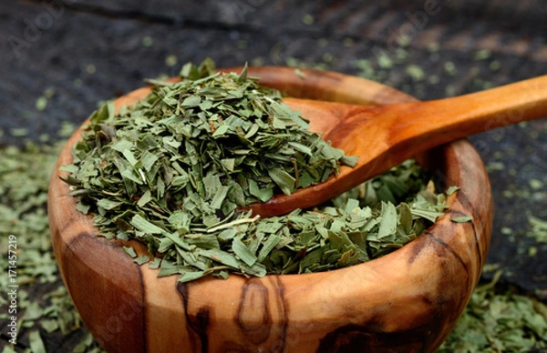 Obraz tarragon on wooden table