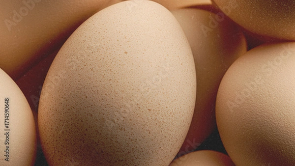 Fototapeta brown eggs in a basket