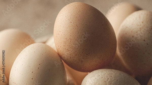 Fototapeta eggs on the table
