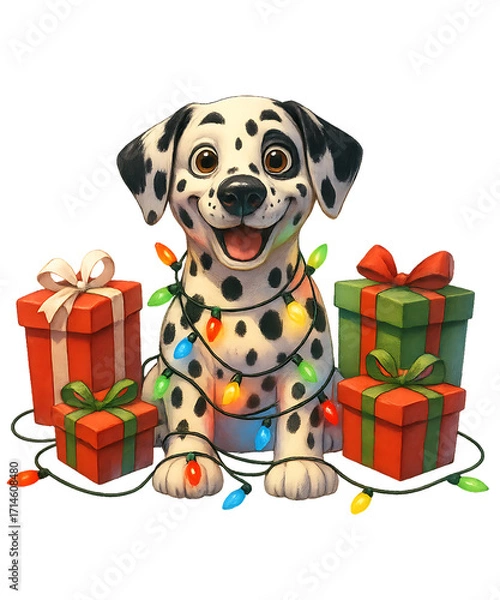 Fototapeta Dalmatian Gift Spark