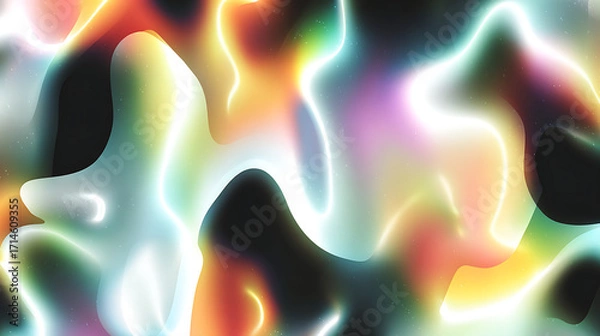 Fototapeta Abstract color blends