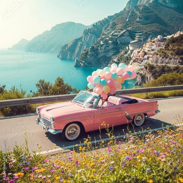 Obraz car on the beach