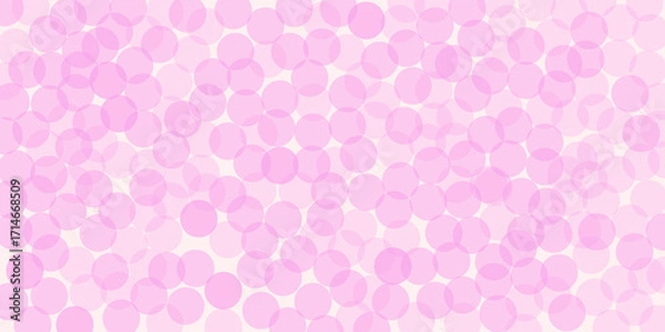 Fototapeta pink bokeh dots background vector pattern transparent light overlay festive abstract design