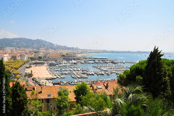 Obraz cannes harbor