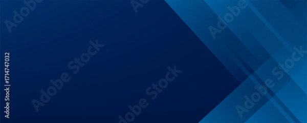 Fototapeta modern blue abstract background with elegant bright diagonal lines