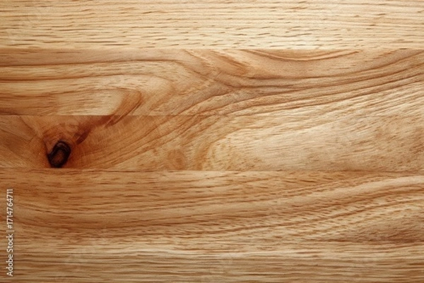 Fototapeta Close-up of Smooth Oak Wood Texture with Natural Grain Patterns