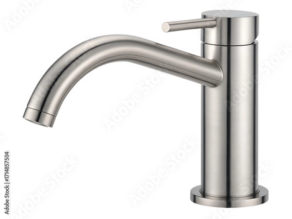 Fototapeta Modern faucet isolated on transparent background