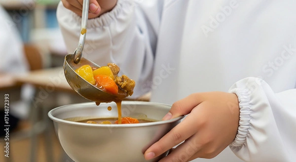 Obraz 給食当番（小学校）