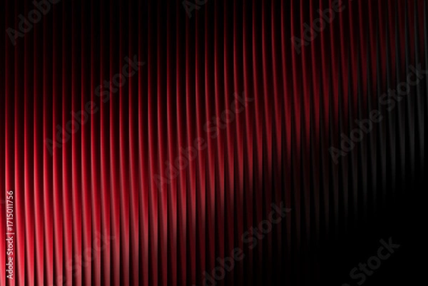 Fototapeta Abstract vertical lines with gradient from red to neutral shade create a modern graphic design