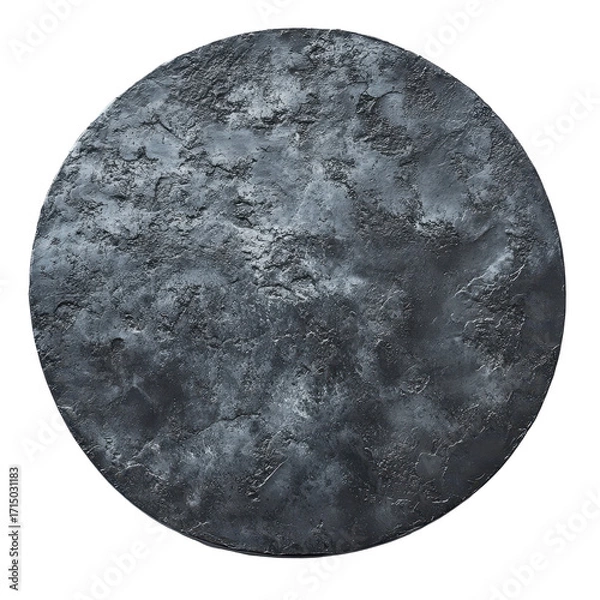 Fototapeta An abstract design showcasing a textured surface in shades of black and grey, creating a visually striking composition, isolated on transparent background