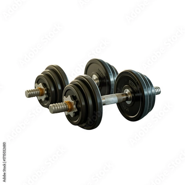 Fototapeta "Set of Dumbbells for Weight Training"