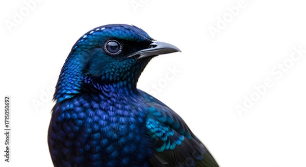 Obraz peacock isolated on white background
