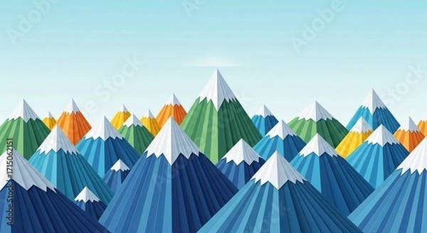 Fototapeta Mountain Peaks
