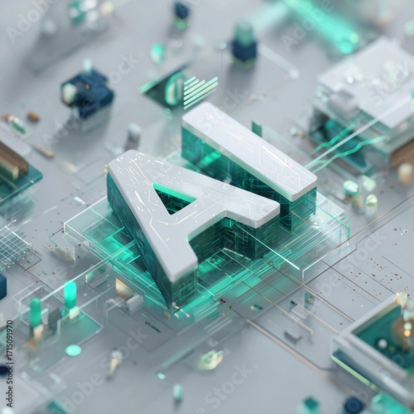 Fototapeta AI, artificial intelligence