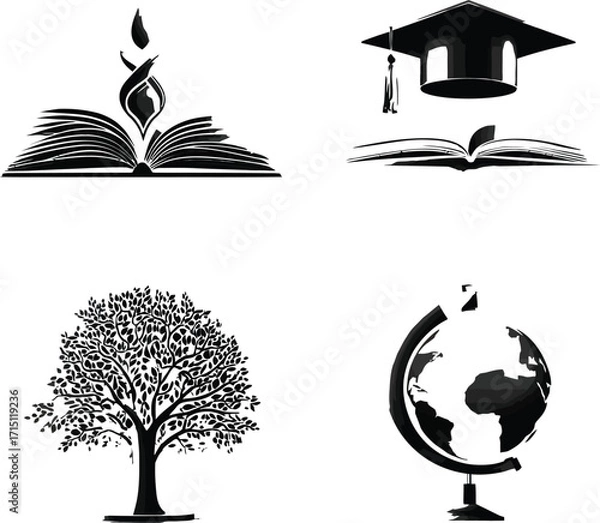 Fototapeta Open Book with Green Bylaws on Forest Legislation and Miniature Tree on Grass Growing from Pages in Soft Natural Light Setting
