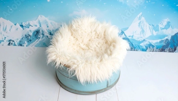 Obraz Empty baby nest, winter scene