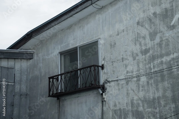 Obraz 古いアルミサッシの窓