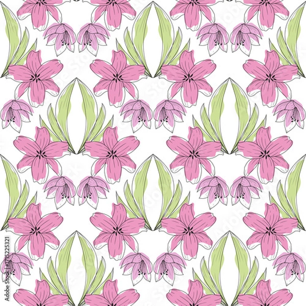 Obraz RD 4-9 lily triangle pattern clip mask-01