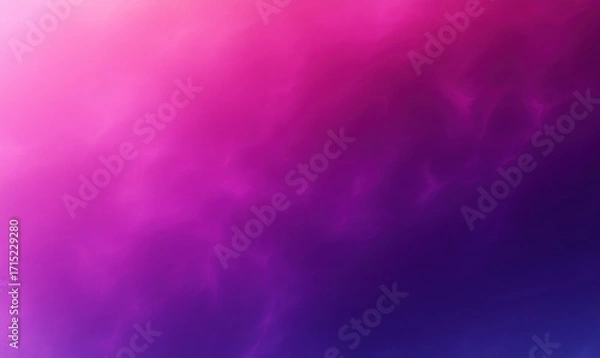 Fototapeta Abstract gradient background with smooth blend of pink, purple, and dark blue shades creating a soft and calming atmosphere