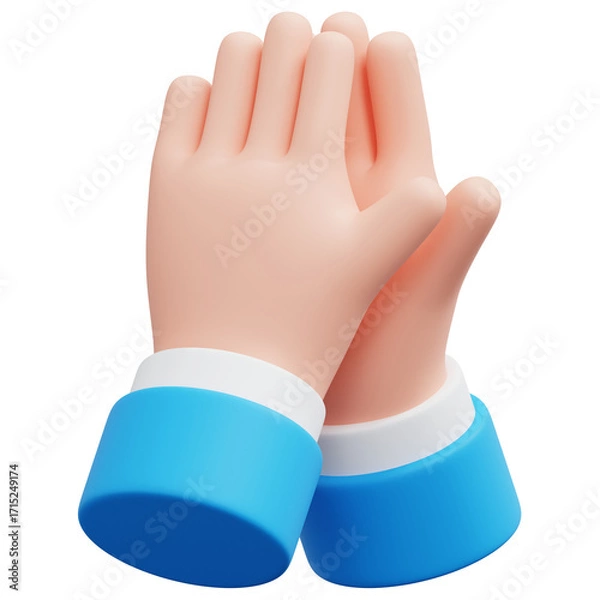 Obraz 3D High Five Gesture Icon