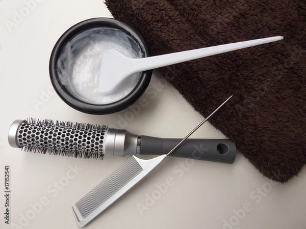 Obraz farbowanie włosów