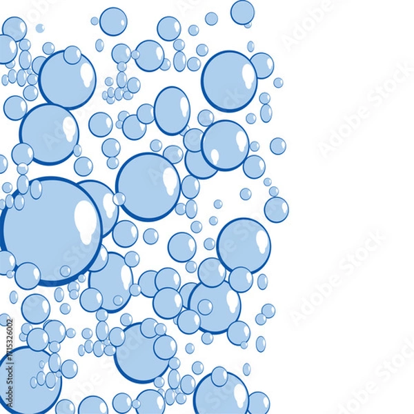 Obraz Make a Professional Water Bubble Vector Art