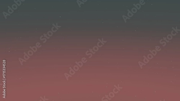 Fototapeta A peaceful gradient sky with subtle scattered stars, transitioning from dark gray to soft red. This atmospheric backdrop is perfect for moody or nocturnal themes.