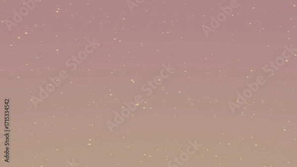 Fototapeta A dreamy gradient sky with scattered yellow stars, transitioning from dusky rose to pale peach. This enchanting backdrop is perfect for romantic or whimsical themes.