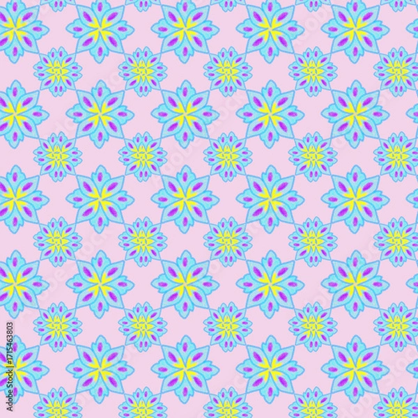 Fototapeta seamless floral pattern