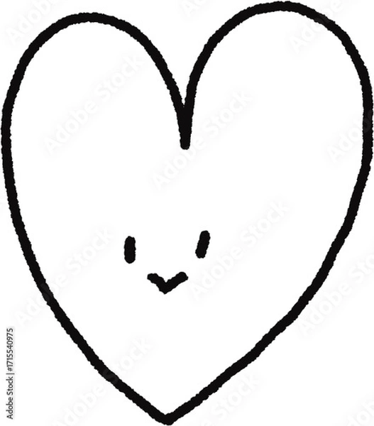 Fototapeta Heart line