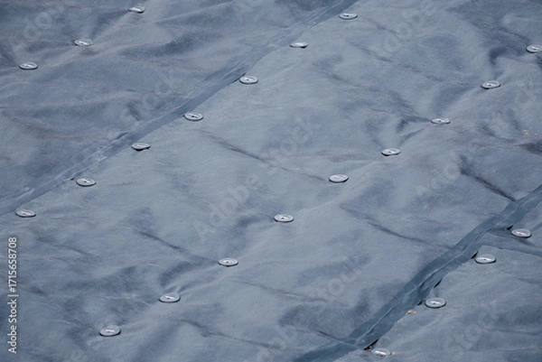 Fototapeta 空地に敷かれた防草シート