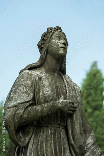 Obraz Friedhof, Grabstein, Statue