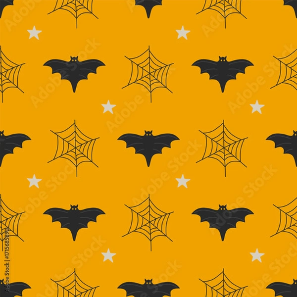 Fototapeta halloween_cute_pattern08.eps
