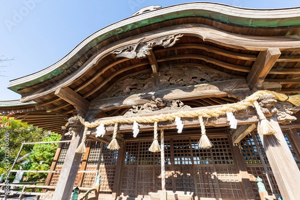 Fototapeta 赤穂御崎にある伊和都比売神社